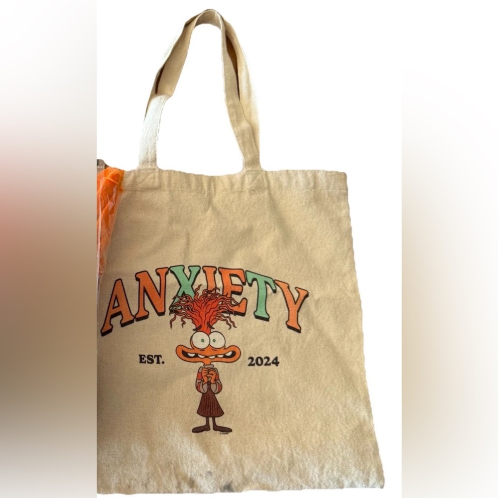 TOTE ONLY Disney Inside Out 2 Anxiety Kids Tote Bag